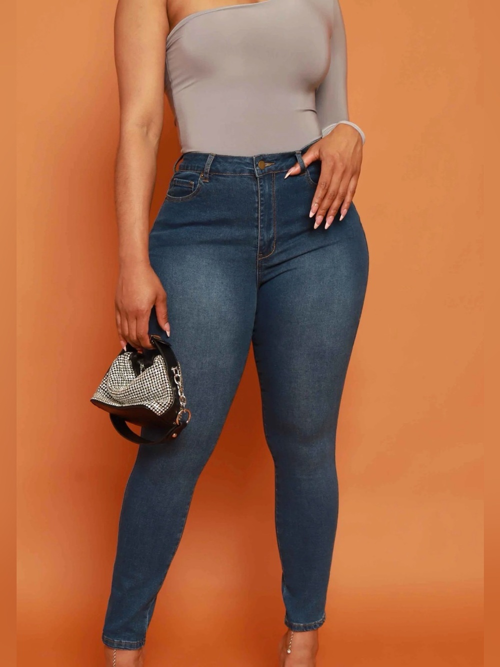 Slim Fit Women’s Jeans - Blue STRETCH Jeans